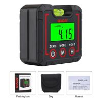 ราคา Gvda เครื่องวัดมุมดิจิตอลมาตรวัดระดับแม่เหล็กมาตรวัดมุม inclinometer ตัวค้นหามุมกล่องระดับลูกบาศก์มุมพร้อมแม่เหล็กและแสงไฟ LCD (21171058341)
