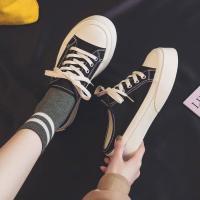 ราคา ส่งจากในไทย รองเท้าผ้าใบเปิดส้น รุ่นใหม่สไตล์เกาหลี ใส่ในวันสบายหน้าร้อน (15880351857)