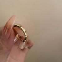 ราคา Fashion Angel Girl ตัวอักษรเกาหลีแหวนเพทายฝังเลี่ยม CD สำหรับผู้หญิงเครื่องประดับแบบเปิดปรับได้สีทองสำหรับเป็นของขวัญวันเกิดของนักเรียน (20767499493)