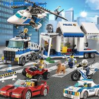 ราคา Compatible with LEGO City series building blocks Mountain SWAT Police Station boys educational assembly toys cars and airplanes (20381651164)