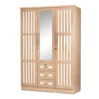 ราคา ตู้เสื้อผ้า 4 ฟุต หน้ากว้าง 135 ซม มี 3 ประตู 1 บานกระจก 3 ลิ้นชักด้านใน รุ่น D4333 ส่งและติดตั้งเฉพาะ กทม และ ปริมณฑล เท่านั้น (3198010129)