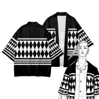 ราคา อะนิเมะโตเกียว Revengers เสื้อยืด Hanagaki Takemichi Ken Ryuguji เสื้อยืด เสื้อยืดแขนสั้นเสื้อกิโมโนญี่ปุ่นเสื้อคลุมฮาโอริ (7882802731)