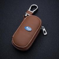 ราคา 4สีหนังกระเป๋ากุญแจรถกรณีโลโก้สำหรับSubaru BRZ Forester XV Impreza Levorg WRX STiพวงกุญแจแหวนป้องกันซิปอุปกรณ์เสริมรถยนต์ (4513356041)