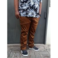 ราคา กางเกงขายาวผ้า Chino ทรงกระบอกเล็ก สำหรับผู้ชายอ้วน ไซส์ใหญ่ 40 50 สีดำ เทา น้ำตาล กากี (8075608539)