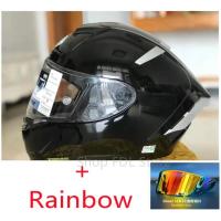 ราคา Punutua SHOEI หมวกกันน็อคสีดำ X14 X สิบสี่หมวกกันน็อกรถจักรยานยนต์ Seluruh Wajah ดีโมโตซิเลต้า Casco (20782394643)