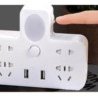 ราคา ปลั๊ก 3 ตา พร้อมช่องเสียบ USB ปลั๊กเพิ่มช่องเสียบผนัง ปลั๊กชาร์จโทรศัพท์ ปลั๊กเพิ่มช่อง Smart Adapter 4ช่อง 2 สวิทต์ 2USB2 1A ชาร์จ (8475276297)