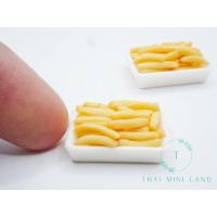 ราคา เฟรนช์ฟรายส์จิ๋วในถาดพลาสติก French fries ขนมจิ๋ว มันฝรั่งทอด มันฝรั่ง เฟรนช์ฟรายส์จิ๋ว ของจิ๋ว ของตกแต่ง (19112476586)