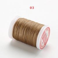 ราคา Jhj0 120เมตร ม้วน DIY หัตถกรรมสำหรับเครื่องประดับสานถักแว็กซ์ด้ายรอบโพลีเอสเตอร์สายเชือก0 5มิลลิเมตรหนังที่แข็งแกร่งจักรเย็บผ้า (16568734336)