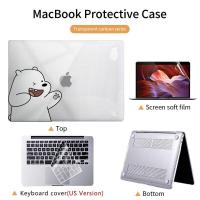 ราคา Laptop Case for Macbook Air 13 M1 Chip Pro 16 15 15 6 Inch New Touch Bar 2020 Notebook Cover A2179 A2337 A1278 A1466 A1989 (10437638146)