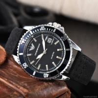 ราคา Emporio Armani Men Watch Quartz Calendar Luxury Business Steel Strap Battery Best Gifts NEW EAN LYUE (19496260879)