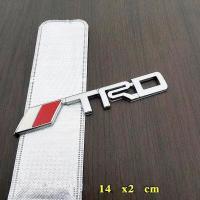 ราคา TRD สติกเกอร์3D Toyota Modified Metal Car Emblem Auto Badge Tailgate Trunk Lid Decal สังกะสีอัลลอยด์รถหางโลโก้ (16401728424)