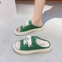 ราคา สินค้าใหม่ ข้อเสนอมีเวลาจำกัด รองเท้าแตะและรองเท้าแตะของผู้หญิงแฟชั่น 2022 ฤดูร้อนใหม่สุทธิตาข่ายสีแดงรองเท้าผ้าใบผูกเชือก (15249526388)