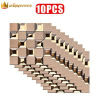 ราคา 10 ชิ้น เซ็ต สติ๊กเกอร์ติดผนัง พีวีซี ห้องน้ำ ครัว ถอดได้ กันน้ำ โมเสกกระเบื้อง ตกแต่งบ้าน DIY กระเบื้องผนังโมเสกสติกเกอร์กันน้ำพื้นกาว สติกเกอร์ติดผนังกระเบื้องโมเสค (20802889502)