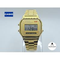 ราคา นาฬิกาข้อมือ นาฬิกาแฟชั่น นาฬิกาผู้ชาย ผู้หญิง casio สายสแตนเลสสีทอง กันน้ำ100 (19717620706)