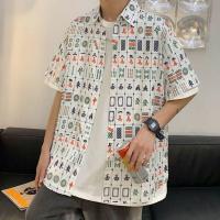 ราคา เสื้อเชิ้ตแขนยาวพิมพ์ลายไพ่นกกระจอกสไตล์จีนเสื้อเชิ้ตผู้หญิงแฟชั่นคุณภาพสูง (20451068879)