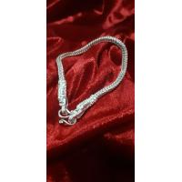 ราคา สร้อยข้อมือเงินแท้ 92 5 ลายสี่เสามังกร หนา 3 มิล สร้อยมีความหนาให้เพิ่มความยาวจากเดิมอีกครึ่งนิ้วนะคะ (8149139878)