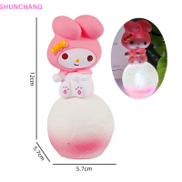 ราคา Shunchang Sanrio Hello Kitty Kuromi Cinnamoroll ไฟกลางคืนเรืองแสงโคมไฟหัวเตียงของเล่นเด็กอะนิเมะน่ารักของขวัญเด็ก (20681776150)
