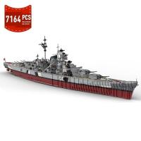 ราคา Moc WW2เรือรบบิสมาร์กทหารบล็อกตัวต่อชุดอาวุธทหารโมเดลเรือรบประกอบของขวัญของเล่นเด็กคอนสตรัคเตอร์ (19739958350)
