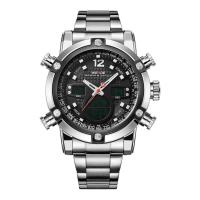 ราคา WEIDE 威得 2309 รุ่นระเบิดกีฬากลางแจ้งเดินป่ากันน้ำนาฬิกา LED นาฬิกาควอตซ์ (14800418815)