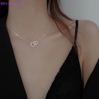 ราคา XTWLKJ สร้อยคอโชคเกอร์รูปหัวใจคู่แบบเรียบง่ายสำหรับผู้หญิงจี้สร้อยคอรูปหัวใจกลวงสำหรับผู้หญิงเครื่องประดับของขวัญสำหรับเด็กผู้หญิง (20046648600)