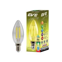 ราคา EVE lighting หลอดแอลอีดี ฟิลาเมนต์ ทรงเปลวเทียน 4 วัตต์ สีเหลือง E14 หลอดไฟแสงสีเหลือง ขั้ว E14 หลอดวินเทจทรงเปลวเทียน หลอดไฟขั้วE14 (13198094450)