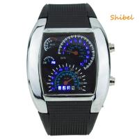 ราคา 2023 AgHP Fashion Men s Women s Sport LED Dashboard Pattern Dial Digital Wrist Watch Gift (20046078283)