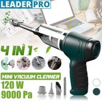 ราคา 9000Pa Mini Cordless Air Blower Handheld Air Duster Wireless keyboard Car Vacuum Cleaner Portable Cyclonic Suction DC 7 4V 4 In 1 (18297917468)