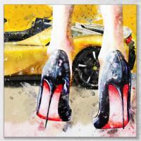 ราคา ภาพแคนวาส ภาพติดผนัง กรอบลอย ภาพพิมพ์ผ้าใบ คอลเลคชั่น Louboutin รับรองคุณภาพของงานศิลปะด้วยเทคนิคจากประเทศอิตาลี (16429946070)