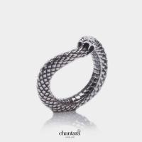 ราคา CHANTARA แหวนงู แหวนงูกินหาง แหวนเงินแท้ แหวนรมดำ แหวนชาย แหวนมงคล เรียกโชค เรียกทรัพย์ แหวนแฟชั่นชาย ฟรีผ้าเช็ดแหวน จัดส่งฟรี Ouroboros Ring (6250052264)
