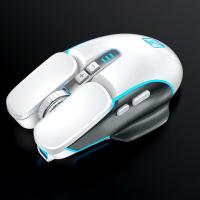 ราคา Xiaomi 2023 Wireless Mouse Gaming Gamer RGB USB Smart Stay Rechargeable Four DPI 2 4G Mute Silent Mice with 600mah for Laptop PC (20472272016)