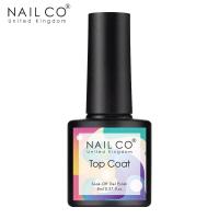 ราคา 10ml Tempered Gel Top Coat No Wipe Nail Art Design Soak Polish Off UV Gel Matte Top Nail Top Coat Base Polish Coat Manicure (20851709464)