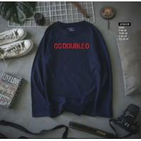 ราคา เสื้อยืด แขนยาว งานปัก CC DOUBLE O ทรงตรง ใส่ได้ทั้งช ญ S M L XL (20848955112)