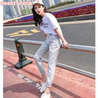 ราคา Sweet Juice ผู้หญิงสแล็คฤดูใบไม้ผลิหลวม Beam Fee เกาหลีสลิมโจ๊กเกอร์กางเกงสแล็คเก้าจุด (20914060305)