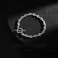 ราคา ข้อมือสแตนเลส ผู้ชาย ลาย Crushed Bean DANDY COSMO กำไลสแตนเลส (21269341639)
