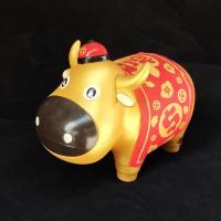 ราคา พร้อมส่ง ตุ๊กตาวัว กระปุกออมสินวัว ของขวัญของมงคล แต่งบ้างแต่งตู้โชว์ ของเด็กเล่น (8710756903)