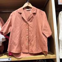 ราคา UNIQLO เสื้อคอตตอนและผ้าลินินของผู้หญิงเสื้อแขนสั้นใหม่ฤดูใบไม้ผลิและฤดูร้อนห้องลองเสื้ออเนกประสงค์เสื้อเสื้อคลุมบางๆ455752 (19204438525)