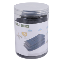 ราคา Plastic Shims for Leveling 36 Piece Jar Strong and Durable Table Wedges DIY Levelers for Furniture Table Chair (17578705748)