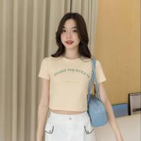 ราคา JARINYA เสื้อยืดครอปผ้าเนื้อเด้ง งานปักเพชร สกรีนกากเพชร สวยวิ้งๆ ไม่ย้วย ไม่หด ยับยาก ผ้าเกรดดีสุด (20422109384)