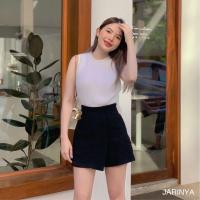 ราคา JARINYA กางเกงกระโปรงผ้าผ้าทวิตชาแนล เนื้อผ้าทอหนาและนุ่นมาก ทรงเก๋มาก มีซิปด้านหลัง เรียบหรู มีซับใน เอวสูง ใส่สวย ทรงเป๊ะ (20285859164)