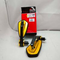 ราคา กระจกปลายแฮนด์ MAGAZI ใส่ได้ทุกรุ่น สีทอง ทรง5เหลี่ยม รหัสสินค้า 042953 (8235696501)