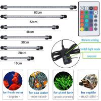 ราคา ตกแต่งโคมไฟปลาใต้น้ำกันน้ำแถบไฟ LED สำหรับตู้ปลาขนาด220V ไฟพร้อมรีโมทคอนโทลแถบกันน้ำในน้ำได้ (20775184502)