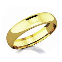 ราคา แหวนหมั้นทอง 18K แบบเกลี้ยง 5 mm Comfort Fit Classic (10228930700)