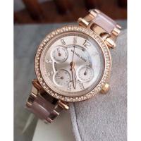ราคา Michael Kors นาฬิกาข้อมือผู้หญิง รุ่น MK6110 33mm Rose Gold (18331226602)