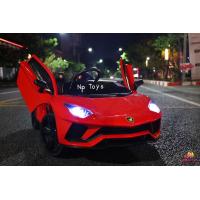 ราคา Np Toys รถแบตเตอรี่เด็ก รถเด็กนั่ง ทรงแลมโบกินี่ รุ่นเปิดประตูAutomatic มีไมค์ร้องเพลง ขนาด2มอเตอร์ คันใหญ่ No 2005 (13963793787)