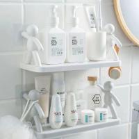 ราคา 3ชิ้นชั้นวางของในห้องน้ำชั้นวางของในห้องน้ำราวแขวนแบบแขวนไม่มีชั้นแขวนผนังติดในครัวตะแกรงเข้ามุมไม่เจาะชั้นวางฝักบัว (19983811156)