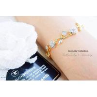 ราคา ManeeNopparut มณีณพรัช เลสข้อมือเพชร 1 บาท รุ่น BG0097 (6307736085)