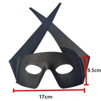 ราคา Zorro Costume Lone Ranger Green Hornet COS Props Half Face Mens Ball Mask Black Cloth Eye Mask Cloak OCT (20604591082)