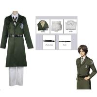 ราคา Anime Attack Titan คอสเพลย์เครื่องแต่งกาย ชุดสืบสวน Green Cloak ชุดเต็มคอส Allen กองทัพชุดสีเขียว (18421228517)