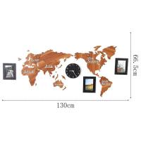 ราคา MEETING แผนที่โลกนาฬิกาแขวนผนังภาพนาฬิกานาฬิกาแขวนผนังนาฬิกาไร้เสียงไม้ตกแต่งที่เหมาะสมสำหรับห้องนั่งเล่นห้องนอน (17204231572)