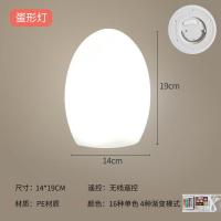 ราคา 16 RGB Color Rechargeable Desk Table Lamps Egg Shape Colorful LED Atmosphere Light Desk Table Lamps for Party Bar Decors (18819555715)
